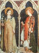 Simone Martini St Clare and St Elizabeth of Hungary oil painting reproduction